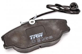 Купить GDB483 TRW Тормозные колодки передние Типо (2.0, 2.0 16V, 2.0 i.e. 16V Sport) с датчиком износа